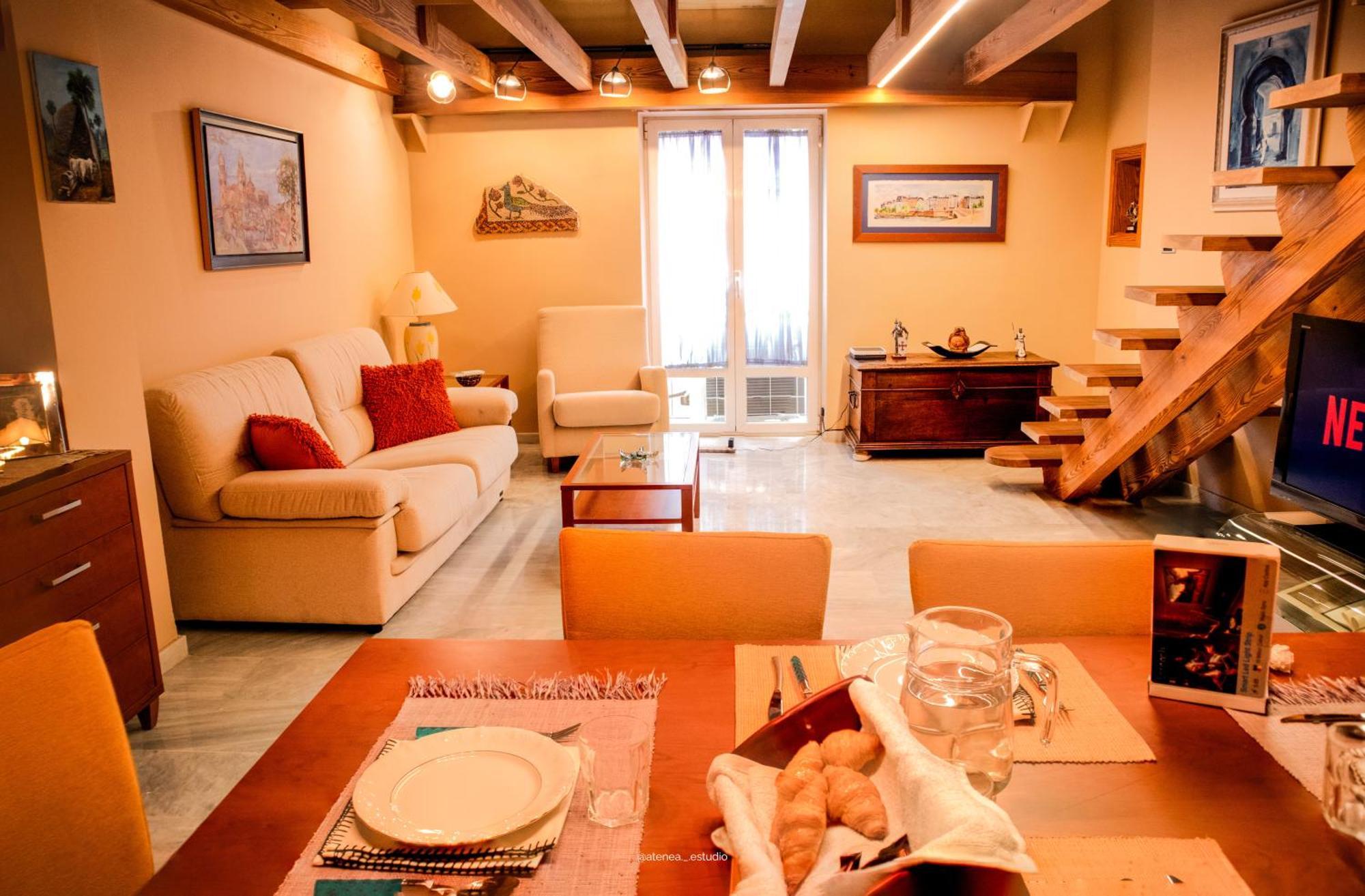 Luxe Aticoduplex 2Min Catedral Apartment Jaen Bagian luar foto